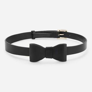 Black Faux Leather Belt
